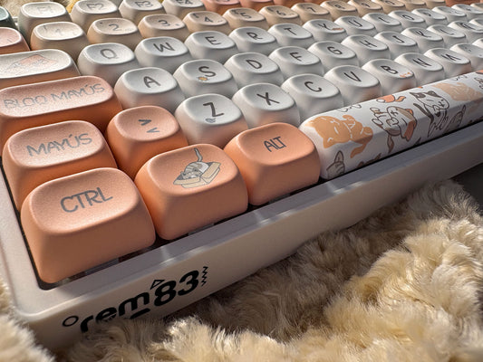 Teclas Ronroneador + Teclado Niemi 101 Blanco