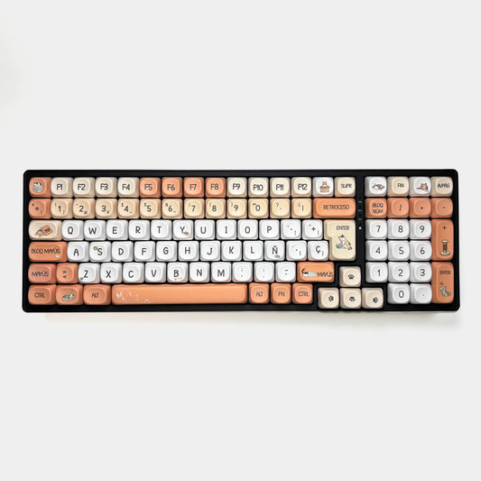 Teclas Ronroneador + Teclado Niemi 101 Negro