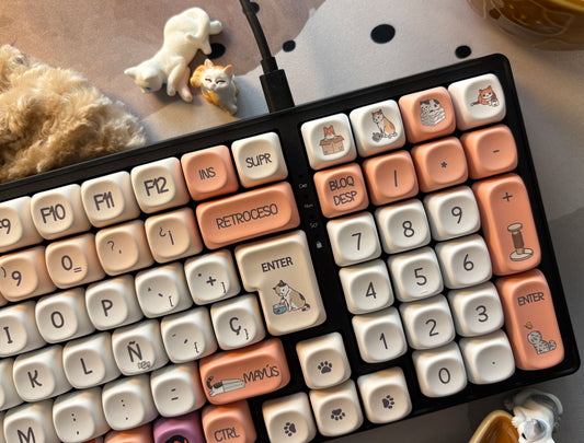 Teclas Ronroneador + Teclado Niemi 101 Negro