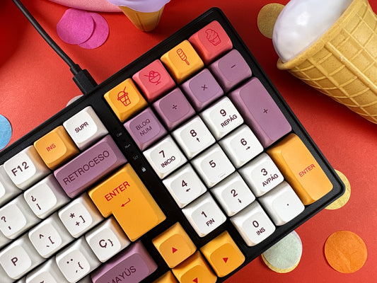 Teclas Gelato + Teclado Niemi 101 Negro