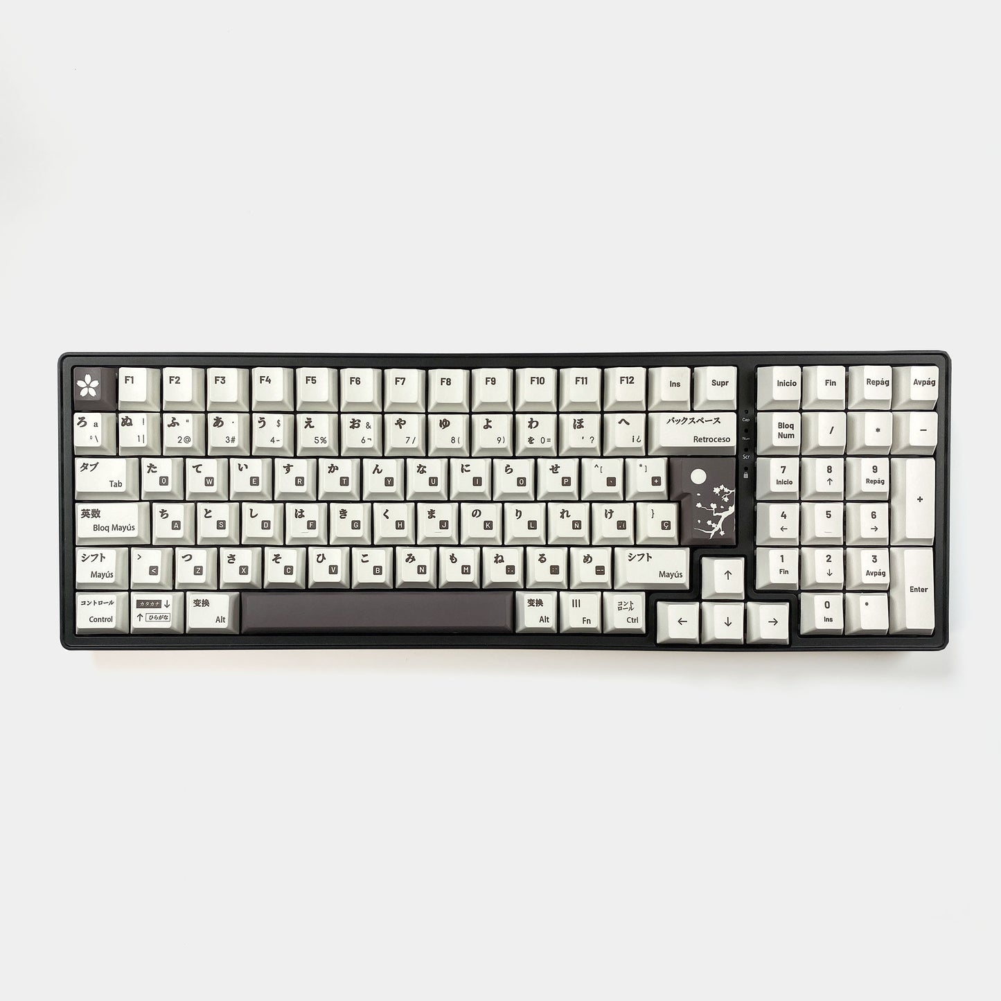 Teclas Hiragana + Teclado Niemi 101 Negro