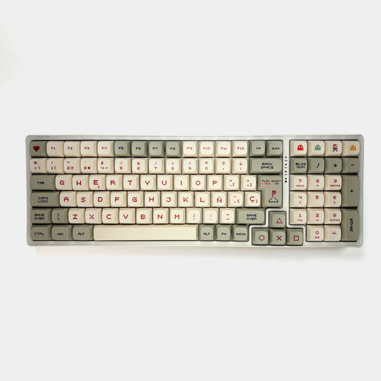 Teclas Arcade + Teclado Niemi 101 Blanco