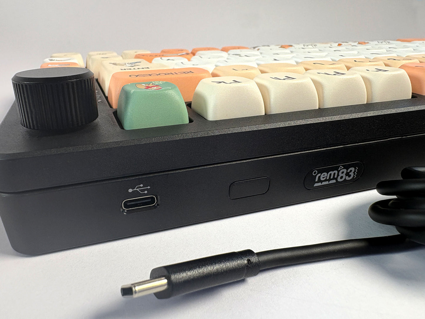 Teclas Ronroneador + Nyby83 Negro