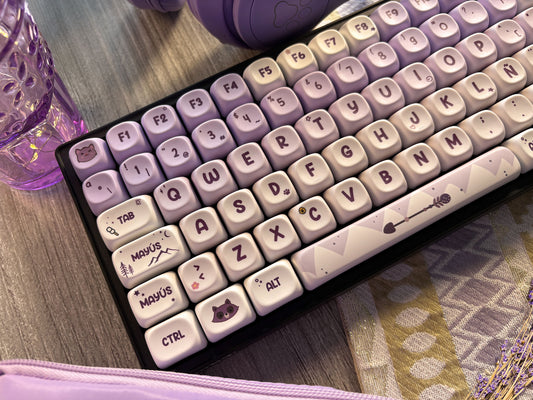 Teclas Campamento Kawaii + Nyby83 Negro