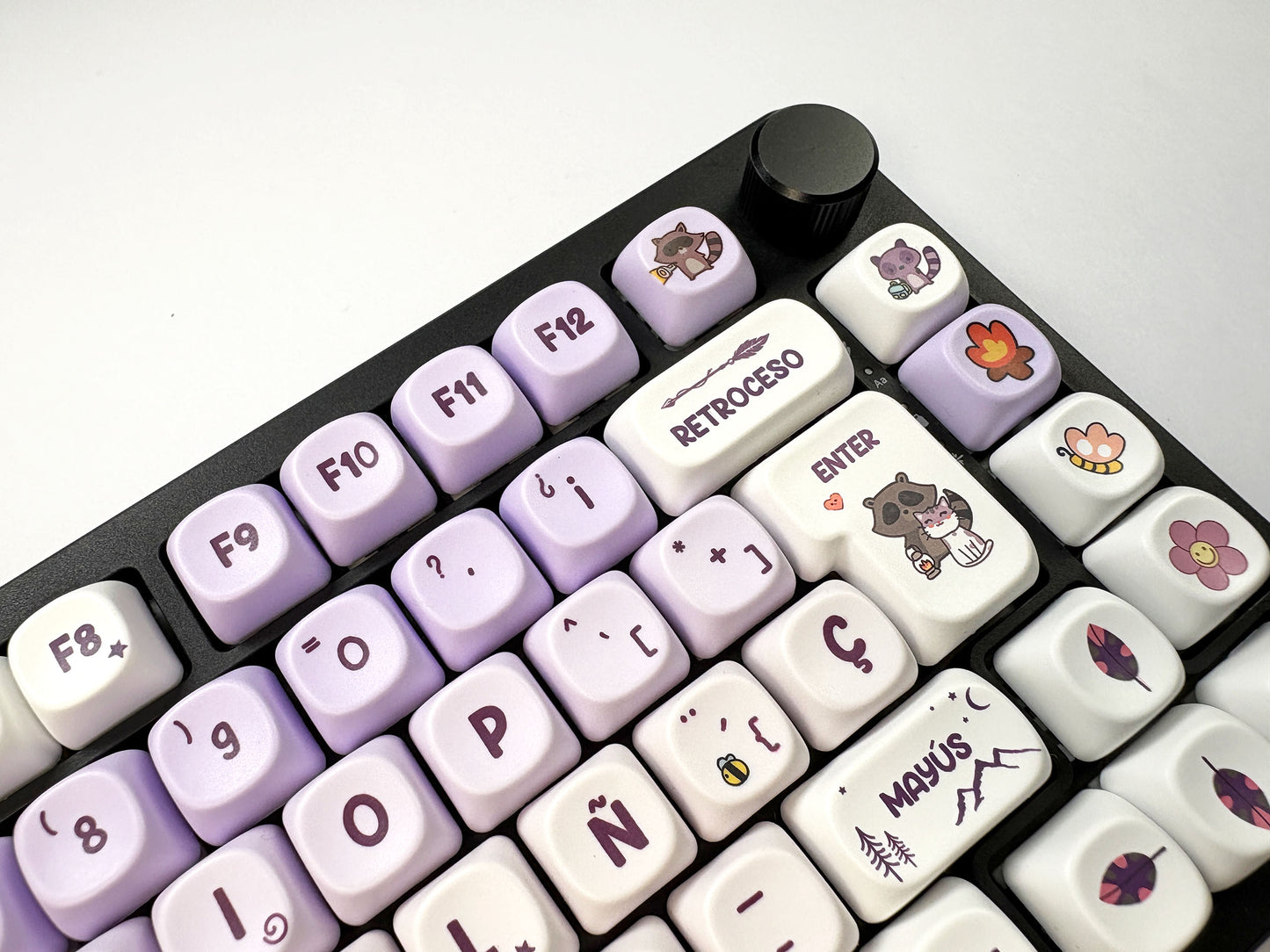 Teclas Campamento Kawaii + Nyby83 Negro