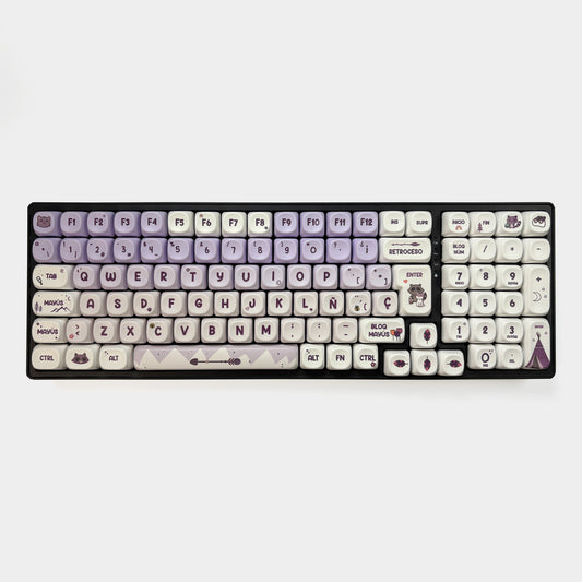 Teclas Campamento Kawaii + Teclado Niemi 101 Negro