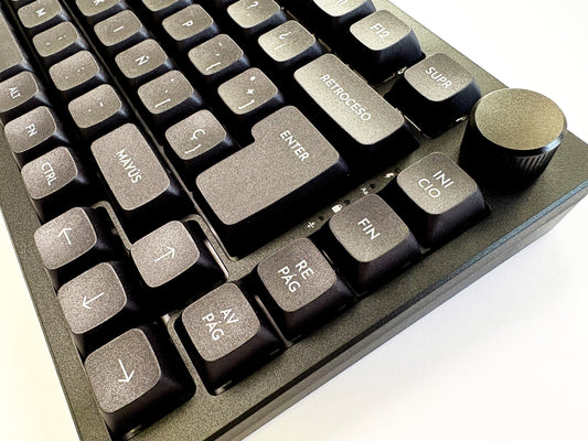 Teclas Lienzo en Negro