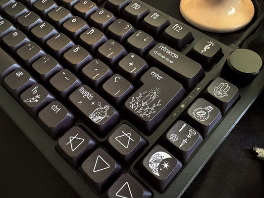 Teclas Aquelarre + Teclado Nyby83 Negro