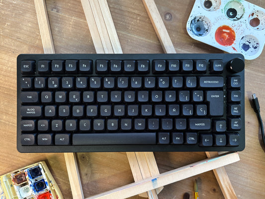 Teclas Lienzo Negro + Nyby83 Negro