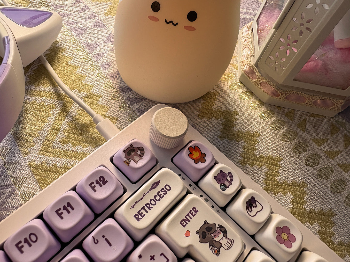 Teclas Campamento Kawaii + Nyby83 Blanco