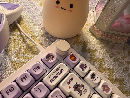 Teclas Campamento Kawaii + Nyby83 Blanco