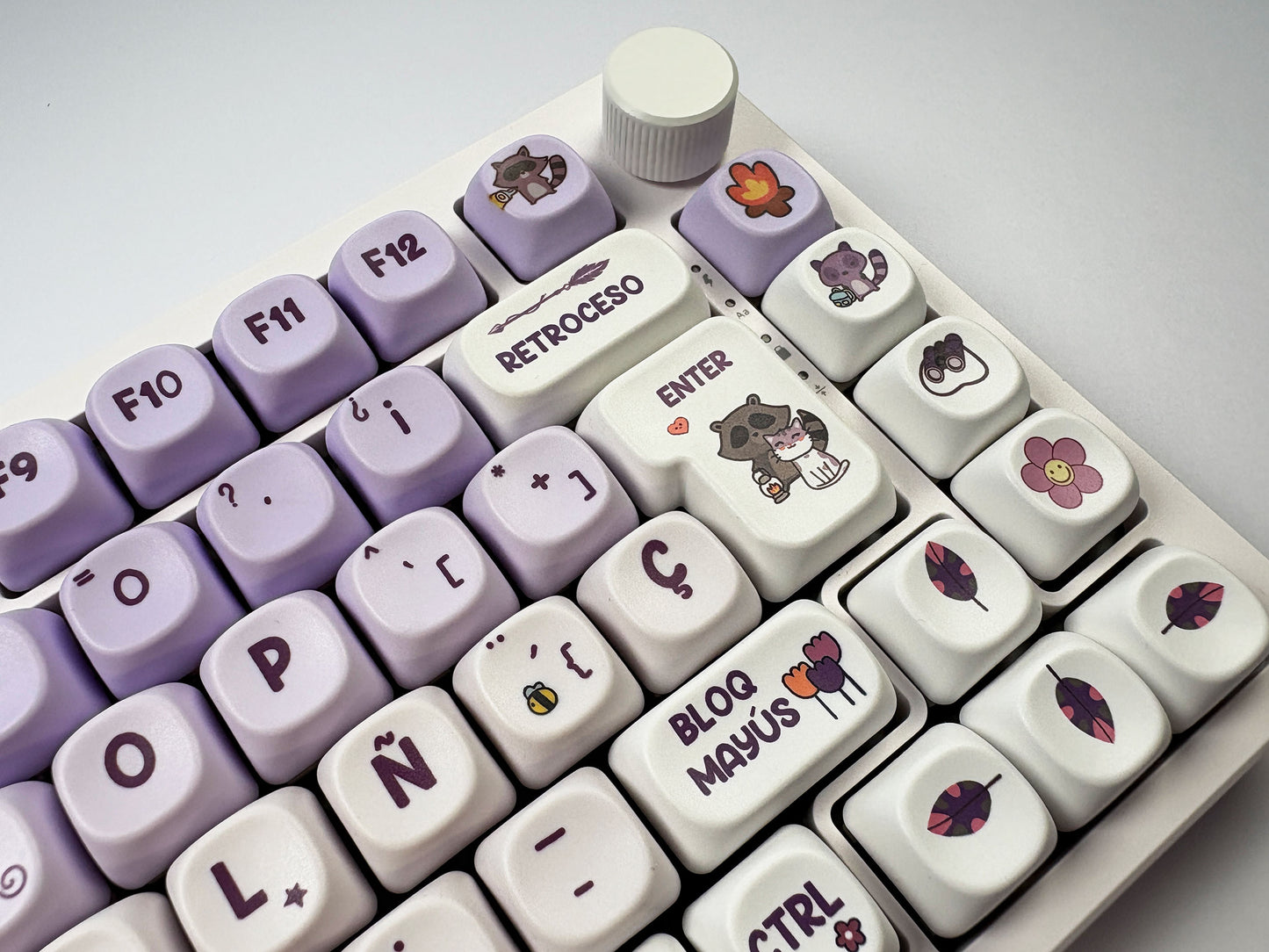 Teclas Campamento Kawaii + Nyby83 Blanco