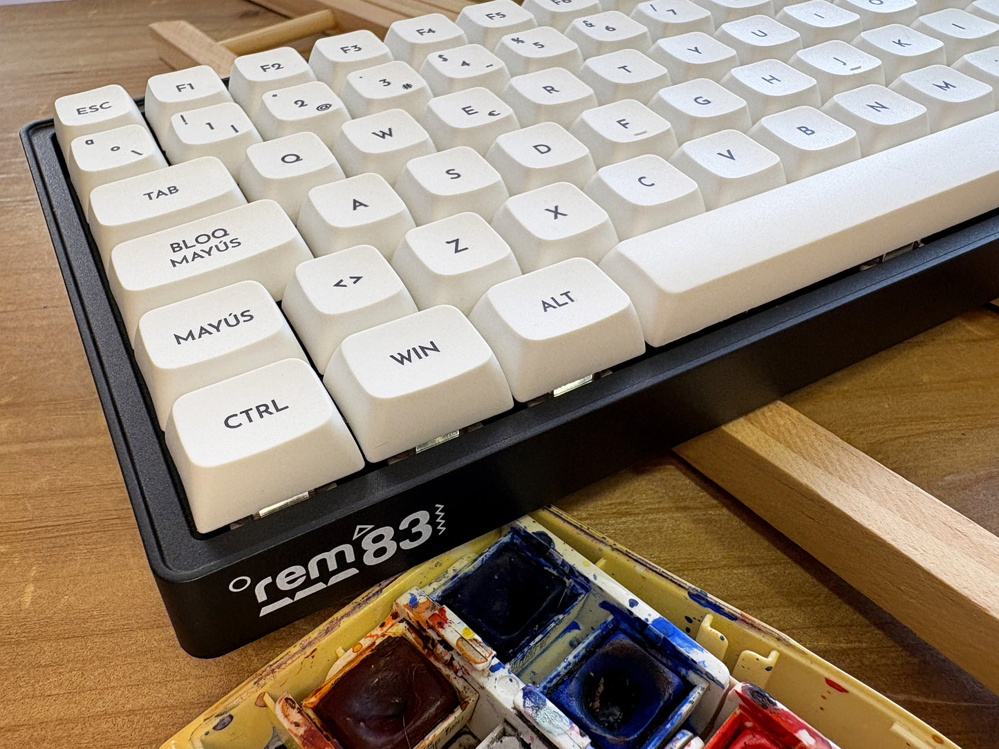 Teclas Lienzo en Blanco