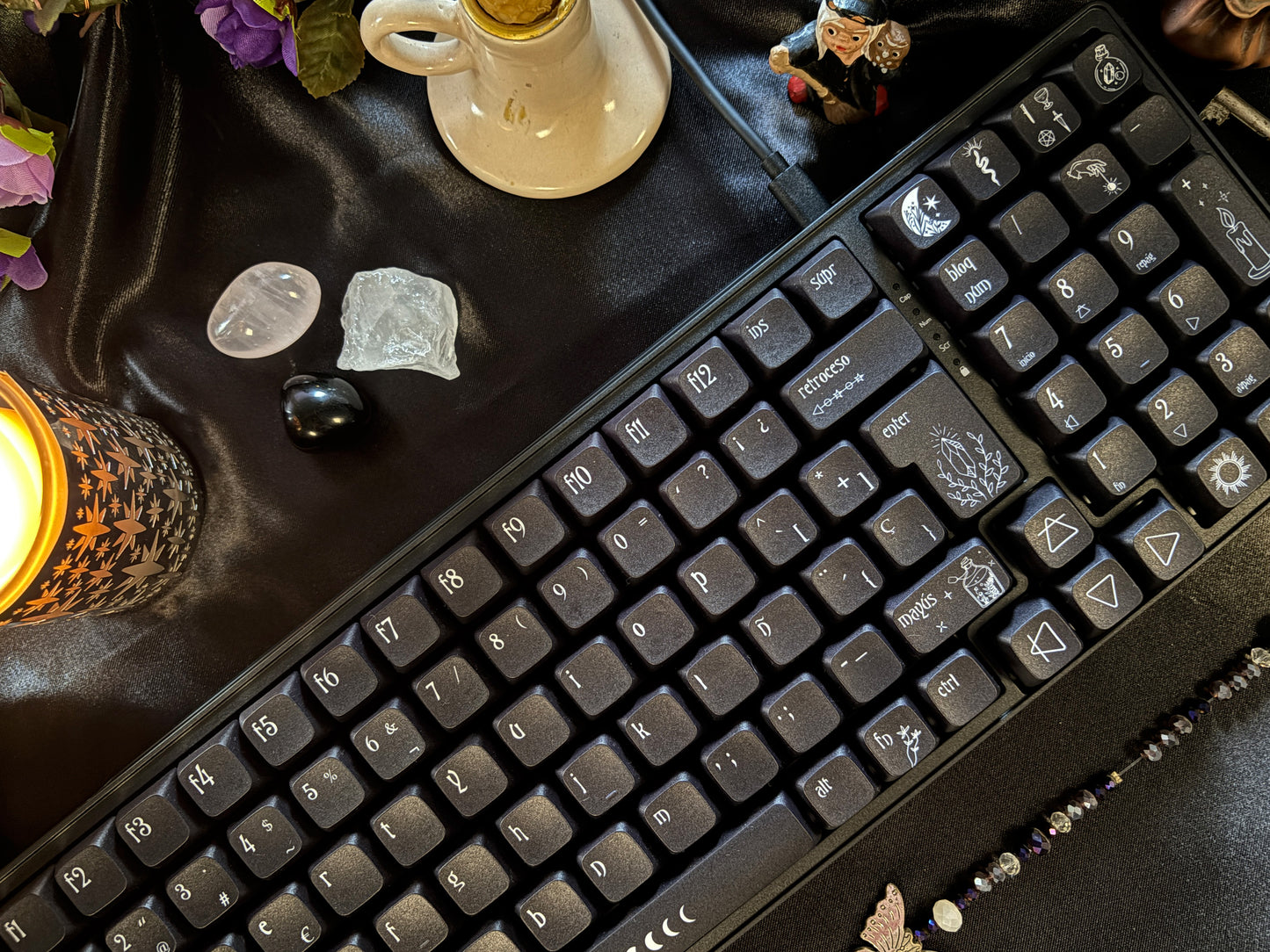 Teclas Aquelarre + Teclado Niemi 101 Negro