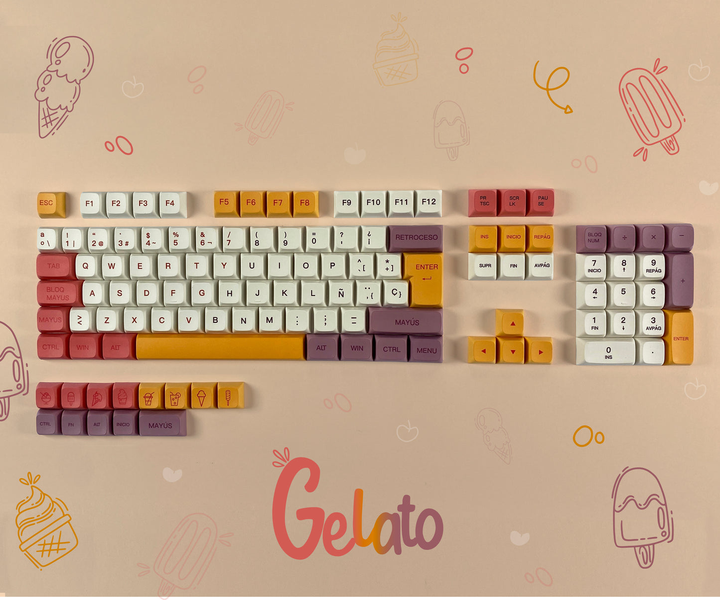 Teclas Gelato