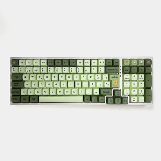 Teclas Matcha + Teclado Niemi 101 Blanco