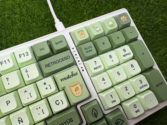 Teclas Matcha + Teclado Niemi 101 Blanco