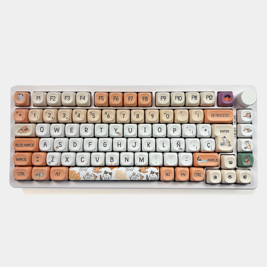 Teclas Ronroneador +  Nyby83 Blanco