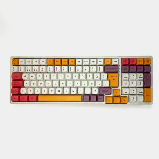 Teclas Gelato + Teclado Niemi 101 Blanco