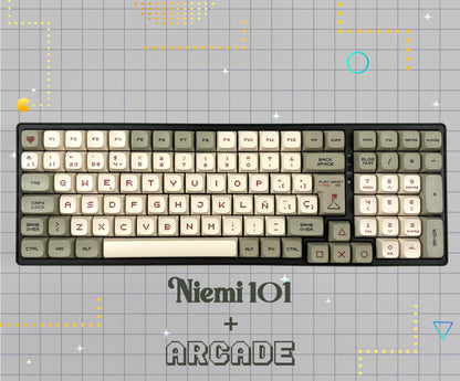 Teclas Arcade + Teclado Niemi 101 Negro