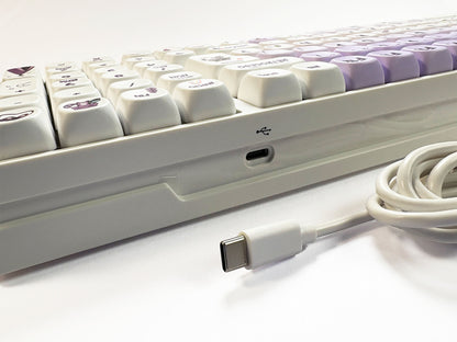 Teclas Campamento Kawaii + Teclado Niemi 101 Blanco