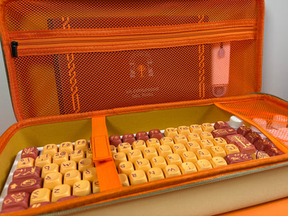 Funda crema - naranja