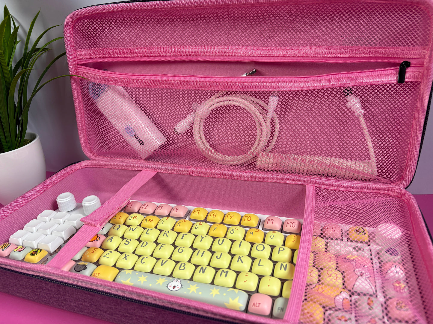 Funda morada -  rosa