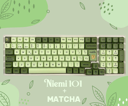 Teclas Matcha + Teclado Niemi 101 Blanco