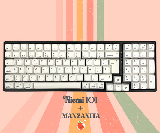 Teclas Manzanita + Teclado Niemi 101 Negro