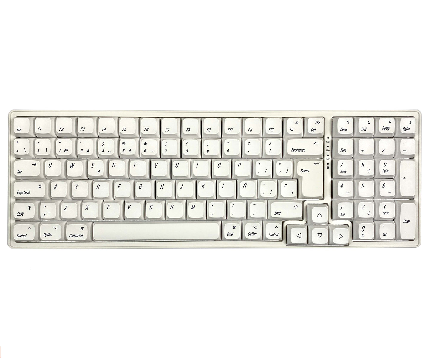 Teclas Manzanita + Teclado Niemi 101 Blanco