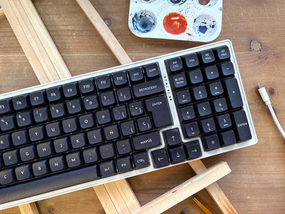 Teclas Lienzo Negro + Niemi101 Blanco