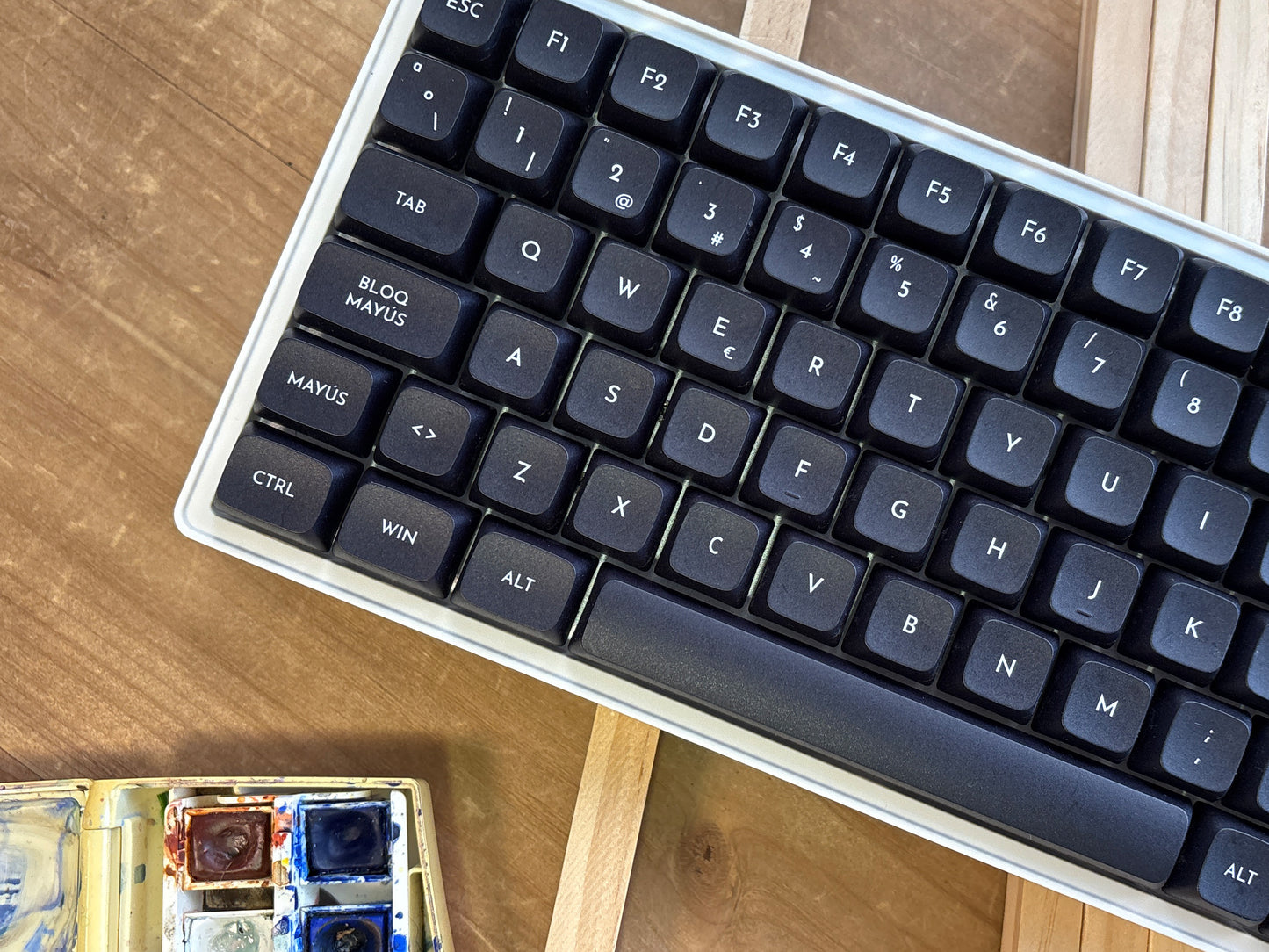 Teclas Lienzo Negro + Niemi101 Blanco