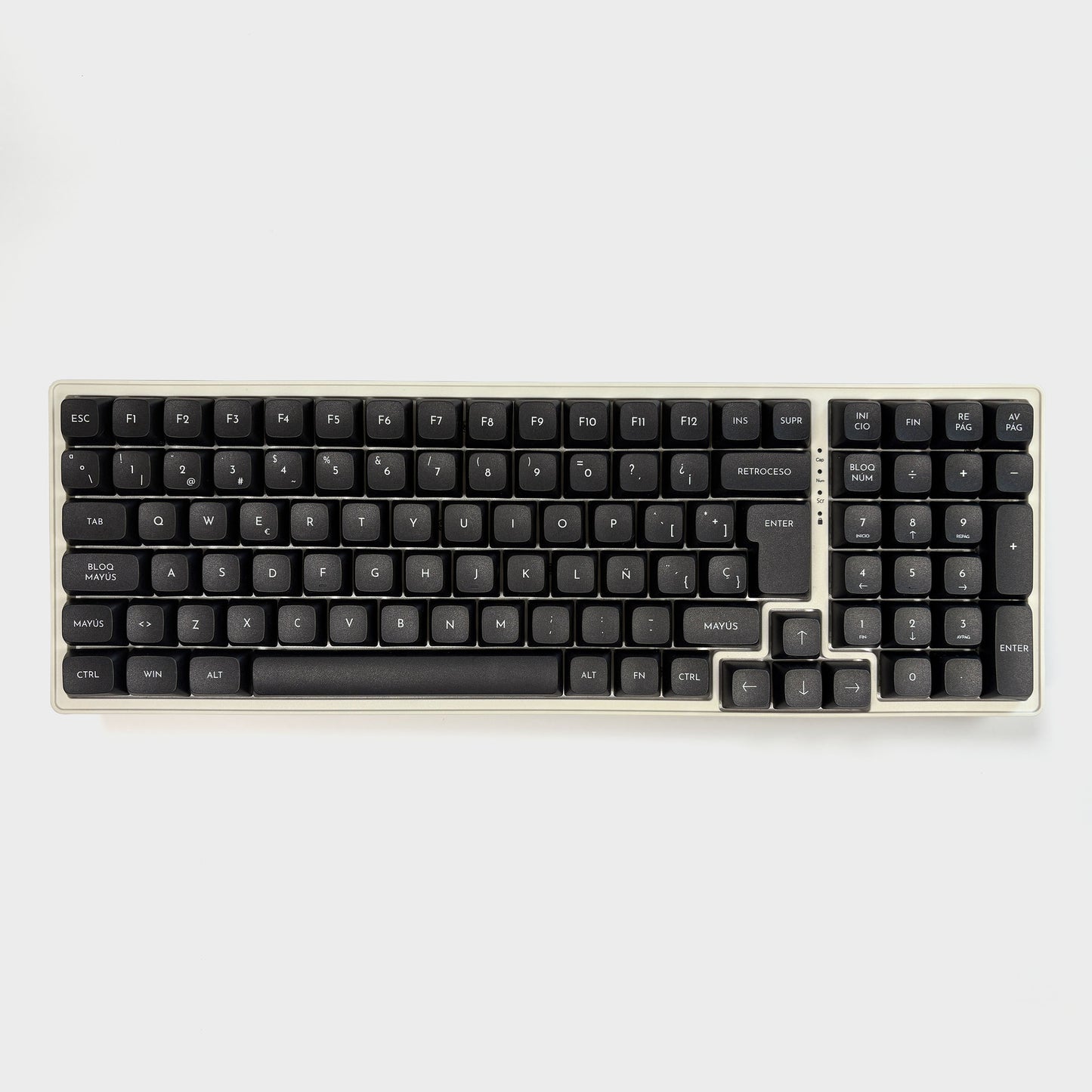 Teclas Lienzo Negro + Niemi101 Blanco