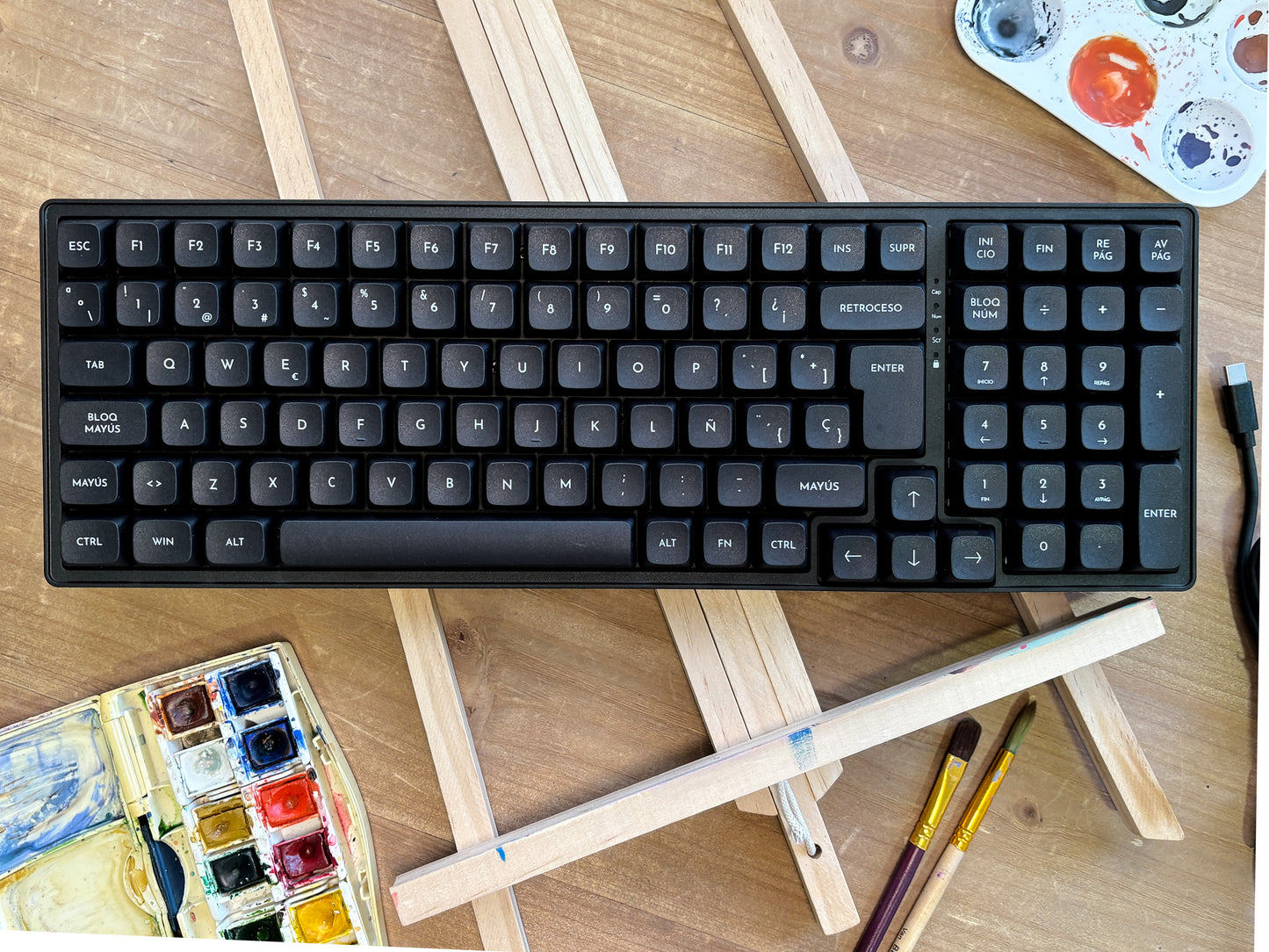 Teclas Lienzo Negro + Niemi101 Negro