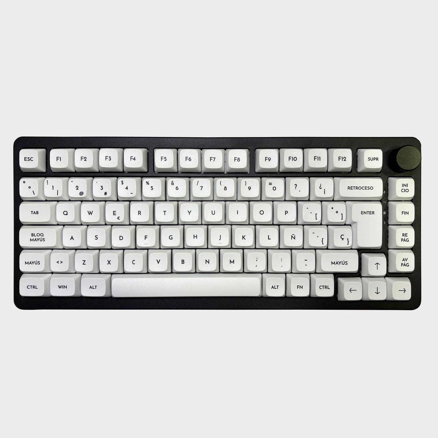 Teclas Lienzo Blanco + Nyby83 Negro