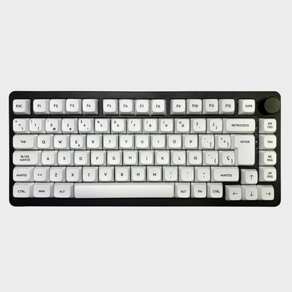 Teclas Lienzo Blanco + Nyby83 Negro