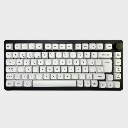 Teclas Lienzo Blanco + Nyby83 Negro