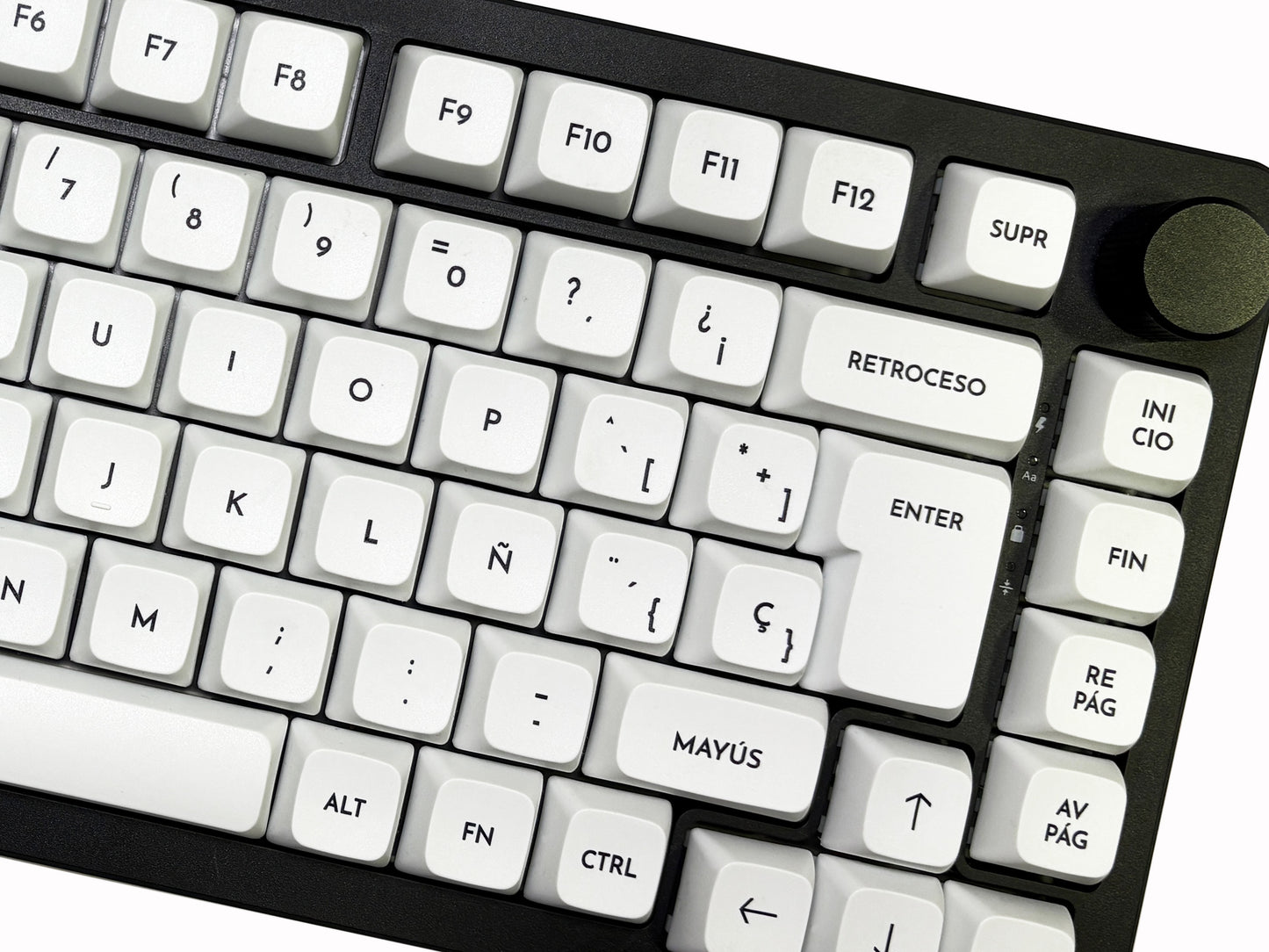 Teclas Lienzo Blanco + Nyby83 Negro