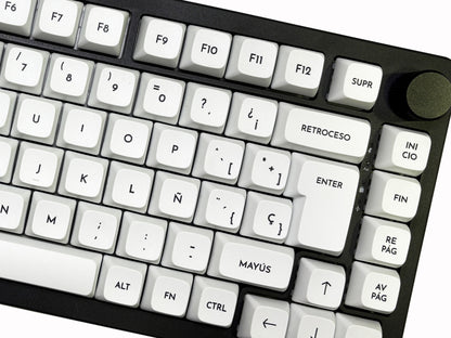 Teclas Lienzo Blanco + Nyby83 Negro