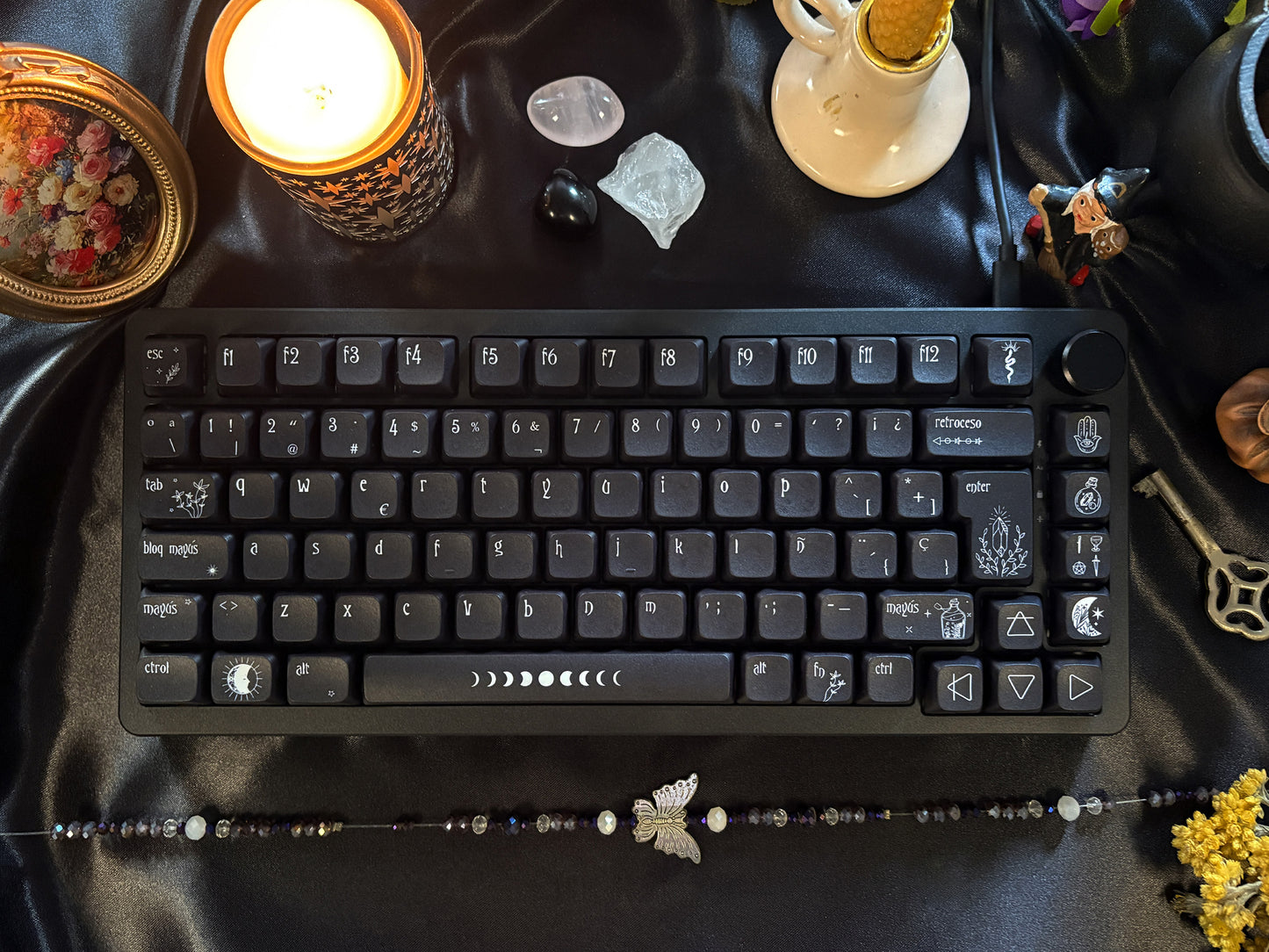 Teclas Aquelarre + Teclado Nyby83 Negro