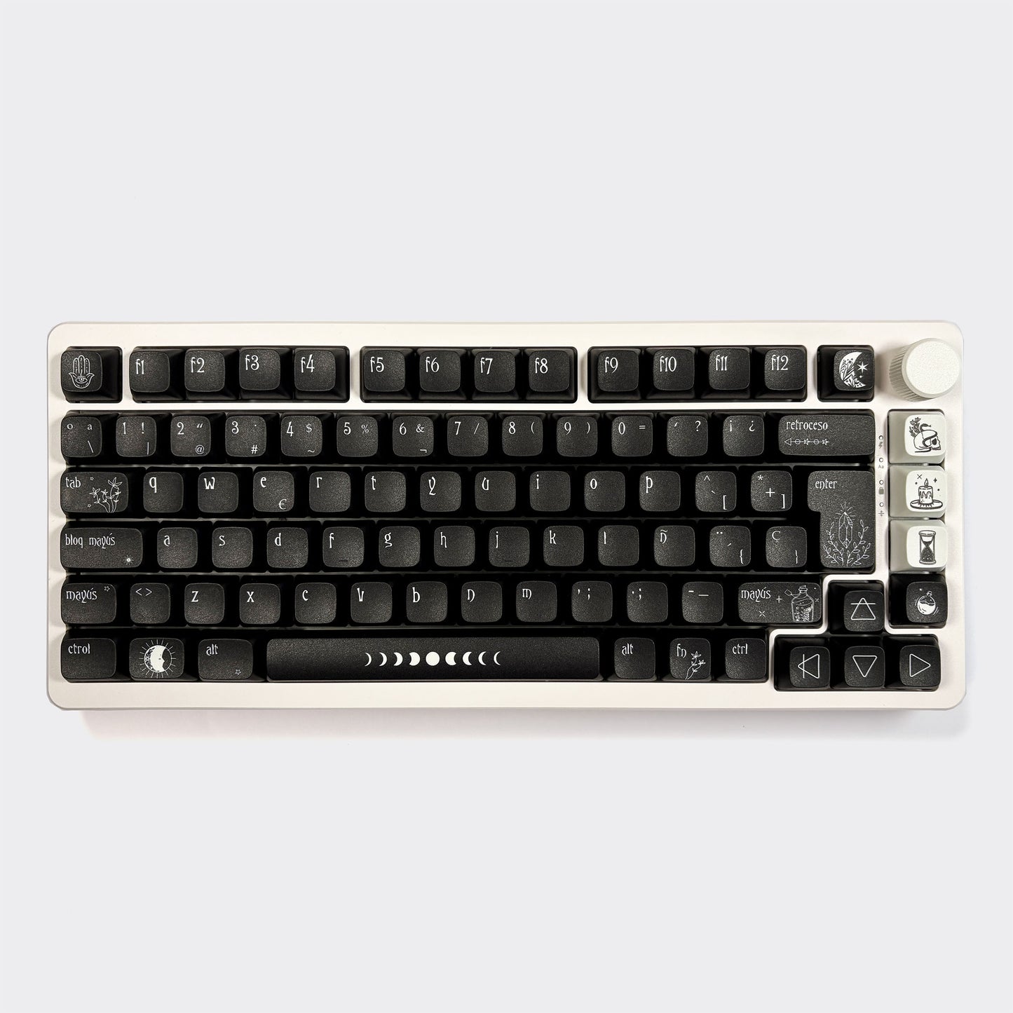 Teclas Aquelarre + Teclado Nyby83 Blanco