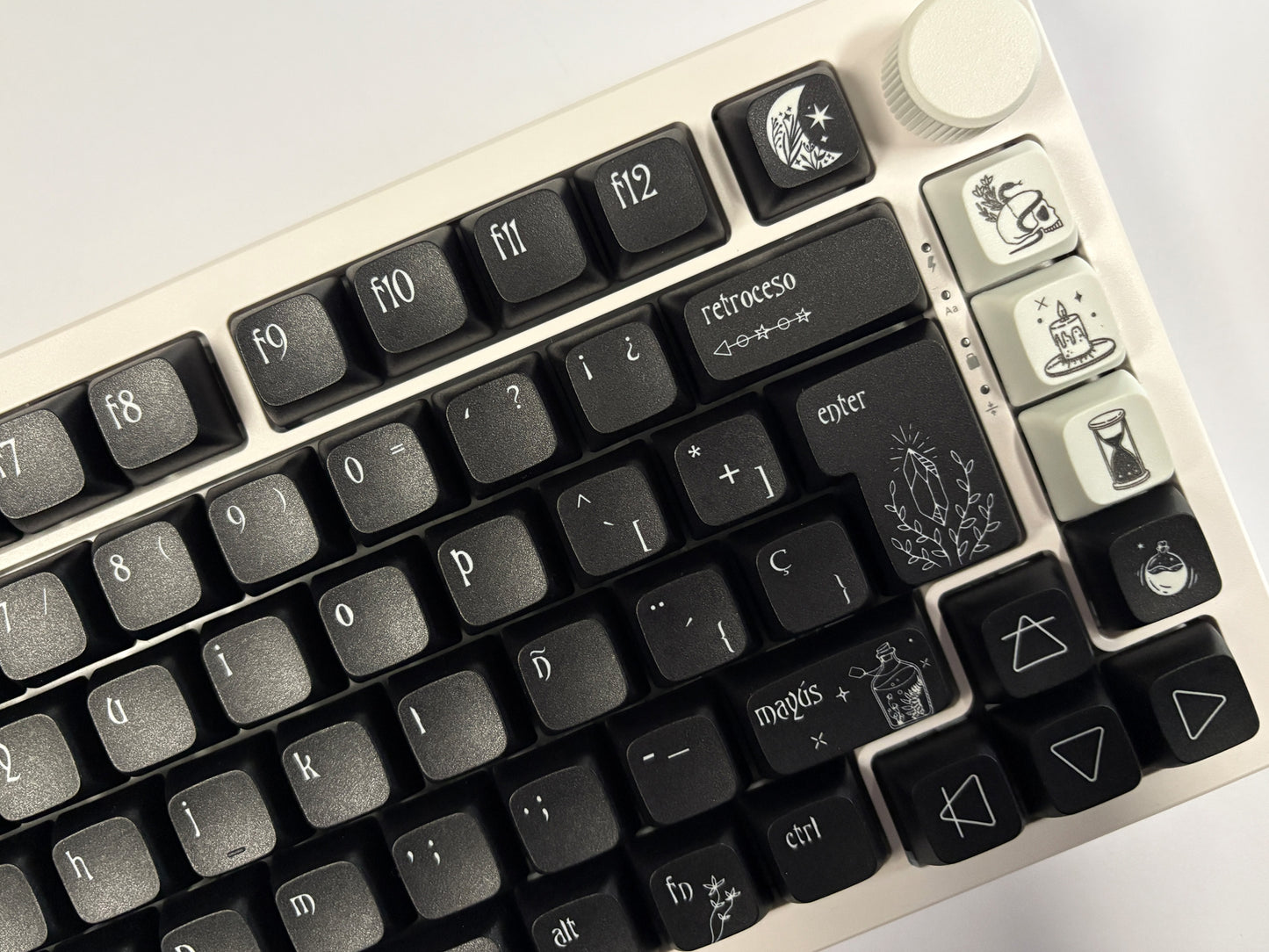 Teclas Aquelarre + Teclado Nyby83 Blanco