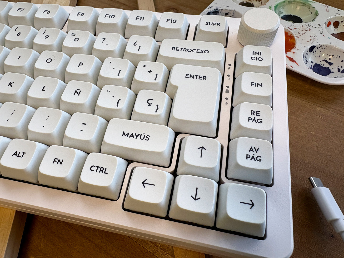 Teclas Lienzo Blanco + Nyby83 Blanco