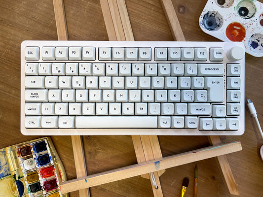 Teclas Lienzo Blanco + Nyby83 Blanco