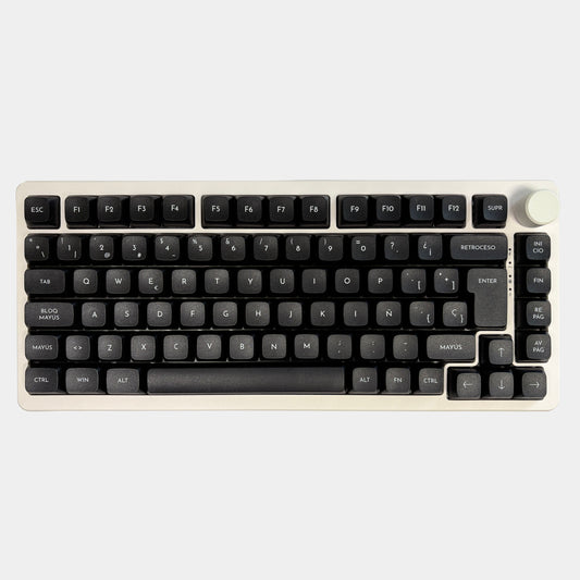 Teclas Lienzo Negro + Nyby83 Blanco