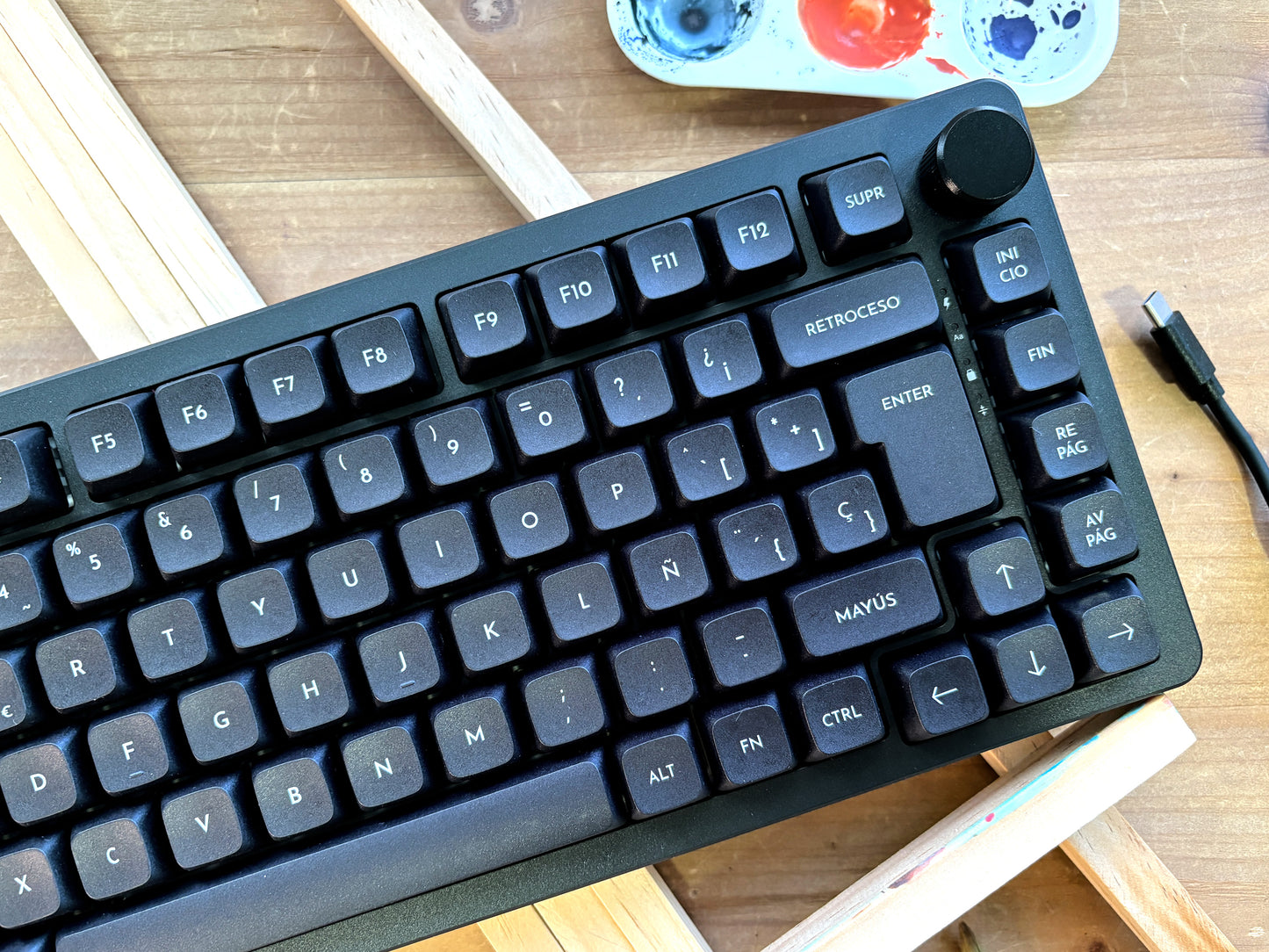 Teclas Lienzo Negro + Nyby83 Negro