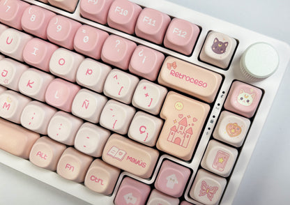 Teclas La Vida en Rosa  +  Nyby83 Blanco