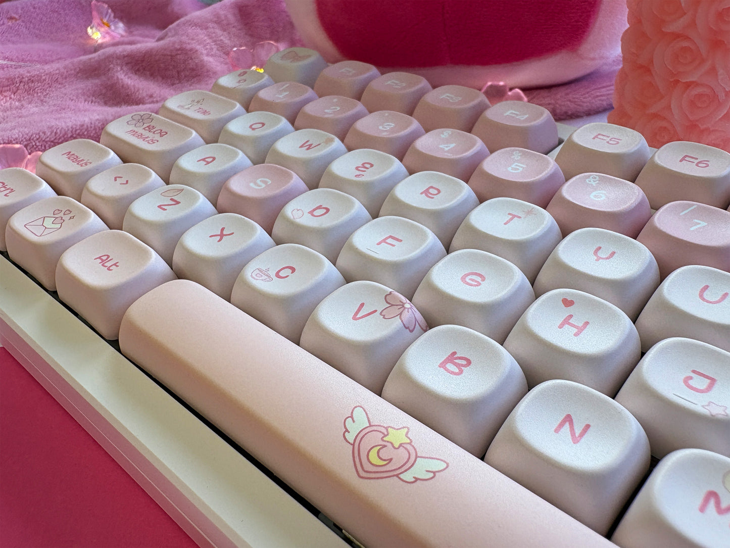 Teclas La Vida en Rosa  +  Nyby83 Blanco