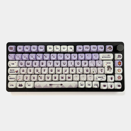 Teclas Campamento Kawaii + Nyby83 Negro