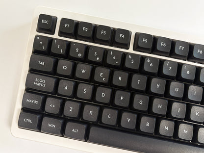 Teclas Lienzo Negro + Nyby83 Blanco